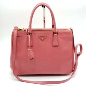 PRADA Galleria Leather Satchel 640-082825